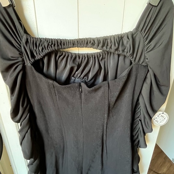 NWT Revolve NBD Carlota Black Off-Shoulder Mini Dress - Picture 4 of 12